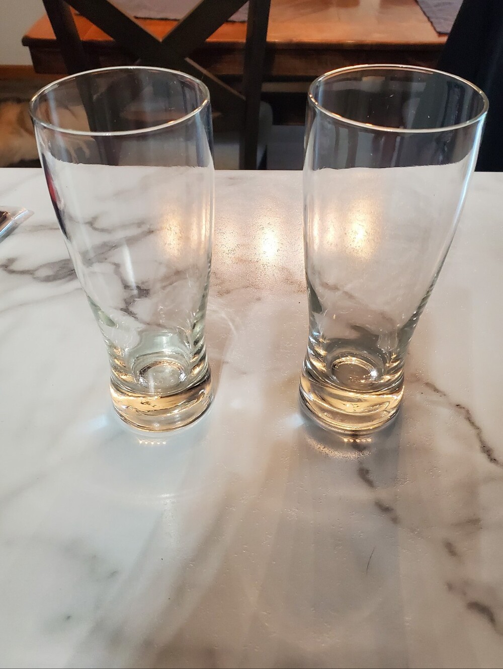Vintage Pilsner Glass set of 2